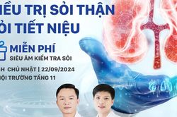 Hội thảo 'Đột phá công nghệ điều trị sỏi thận-sỏi tiết niệu' Bệnh viện Đa khoa Cửa Đông sẽ diễn ra vào 22/9 tới