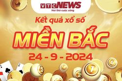 XSMB 24/9 - Trực tiếp kết quả xổ số miền Bắc hôm nay 24/9/2024 - XSMB thứ Ba