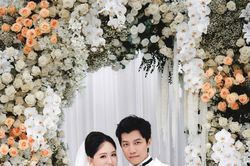 Nữ diễn viên đình đám châu Á xả loạt ảnh đám cưới 'vừa đẹp vừa vui'