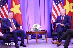 Tổng Bí thư, Chủ tịch nước Tô Lâm gặp Tổng thống Hoa Kỳ Joe Biden