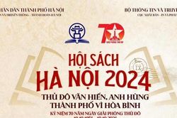 Hội sách Hà Nội diễn ra tại khu vực hồ Hoàn Kiếm từ ngày 27-9