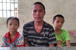 Cha mắc bạo bệnh, 3 con nhỏ có nguy cơ bỏ học