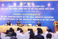 Chủ tịch nước quyết định đặc xá cho hơn 3.700 phạm nhân