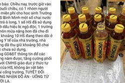 Thanh Oai: 2 học sinh ngộ độc nghi do nước miễn phí