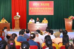 Đại biểu Quốc hội tiếp xúc cử tri huyện Quỳ Châu