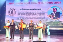 Chủ tịch Hội Nông dân tỉnh Lai Châu được tôn vinh 'Nhà Khoa học của Nhà nông'