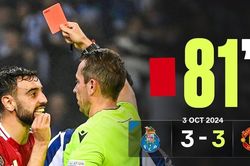 Bruno Fernandes bị đuổi khỏi sân trận thứ 2 liên tiếp