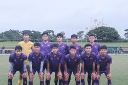 Đội tuyển U17 Việt Nam thắng đậm Đại học Shizuaka FC (Nhật Bản)