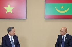 Tổng Bí thư, Chủ tịch nước Tô Lâm gặp Tổng thống Mauritania