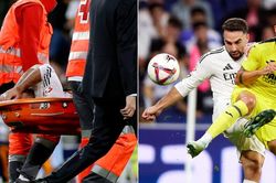 Sao Real Madrid khóc nức nở, rời sân bằng cáng sau chấn thương kinh hoàng