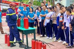 Nâng cao kỹ năng phòng cháy chữa cháy cho học sinh