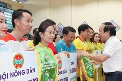 Nghệ An khai mạc Giải bóng chuyền hơi cán bộ chuyên trách Hội Nông dân