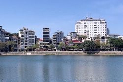 Ba Đình (Hà Nội): Gắn biển công trình chỉnh trang hồ Ngọc Khánh