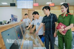 Kiểm tra công tác tổ chức các hoạt động hưởng ứng Ngày Chuyển đổi số quốc gia năm 2024