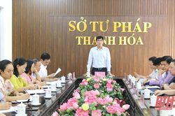 Giám sát việc ban hành nghị quyết của HĐND cấp huyện tại thị xã Bỉm Sơn, huyện Như Thanh và Sở Tư pháp