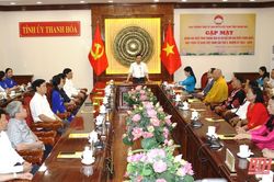 Gặp mặt Đoàn đại biểu tỉnh Thanh Hóa dự Đại hội đại biểu toàn quốc MTTQ Việt Nam lần thứ X