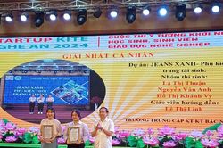 Kỳ vọng từ dự án khởi nghiệp của học sinh trường nghề ở Nghệ An