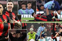 Hàng thủ như mơ ngủ, Arsenal thua sốc trên sân Bournemouth, lỡ cơ hội chiếm ngôi đầu