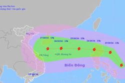 Tin bão gần Biển Đông (cơn bão TRAMI)
