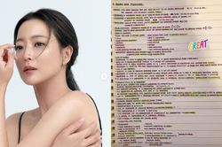 Con gái Kim Hee Sun gây sốc với khả năng viết chữ như in