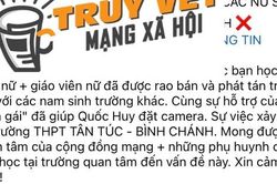 Thực hư chuyện nam sinh đặt camera quay lén trong nhà vệ sinh nữ