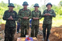 Quy tập được nhiều hài cốt liệt sĩ tại đồi núi Tà Rùng – Hướng Hóa,Quảng Trị