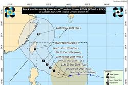 Biển Đông có thể sắp đón cơn bão Kong-rey