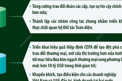 Năm trọng tâm hợp tác giữa Việt Nam và UAE trong thời gian tới