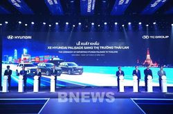 Hyundai Thành Công xuất khẩu xe ô tô Palisade sang Thái Lan