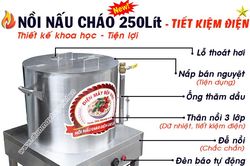 Nồi nấu cháo điện Inox 304, dung tích đa dạng, giá tốt