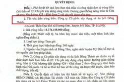 Công ty CP Xây dựng và Du lịch Đông Thành (Mỹ Đức, Hà Nội): Năng lực trúng thầu trăm tỷ