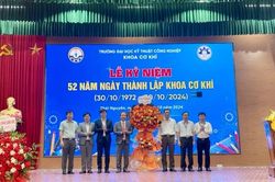Trường Đại học Kỹ thuật Công nghiệp kỷ niệm 52 năm thành lập khoa Cơ khí