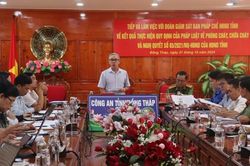 Giám sát kết quả thực hiện công tác phòng cháy, chữa cháy của Công an tỉnh