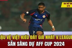 Tin thể thao 2/11: Hậu vệ Việt kiều đắt giá nhất V.League sẵn sàng dự AFF Cup 2024