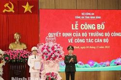 Ninh Bình có Giám đốc Công an tỉnh mới