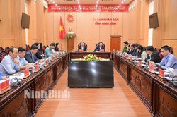 Thống nhất nội dung, nhiệm vụ về tổ chức Lễ tưởng niệm nạn nhân tử vong do tai nạn giao thông năm 2024 tại Ninh Bình