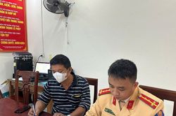 Xác minh xử lý tài xế điều khiển ô tô tải quay đầu xe sai quy định trên Quốc lộ 46