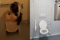 Cô gái bàng hoàng phát hiện người đàn ông lẻn vào nhà vệ sinh nữ quay lén