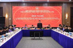 Hội nghị giao ban công tác giữa VKSND cấp cao tại Hà Nội với VKSND 28 tỉnh, thành phố khu vực phía Bắc