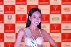 Thanh Thủy diện bikini gợi cảm ở bán kết Miss International 2024