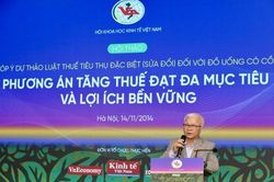 Hội thảo góp ý dự thảo Luật Thuế tiêu thụ đặc biệt (sửa đổi) đối với đồ uống có cồn