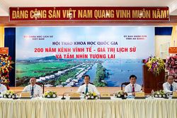 An Giang tổ chức Hội thảo khoa học quốc gia '200 năm kênh Vĩnh Tế - Giá trị lịch sử và tầm nhìn tương lai'