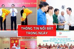 Nghệ An: Thông tin nổi bật ngày 15/11