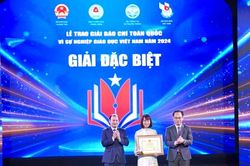 Lễ trao Giải báo chí toàn quốc Vì sự nghiệp Giáo dục Việt Nam năm 2024