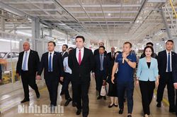 Chủ tịch Quốc hội Armenia thăm và làm việc tại Ninh Bình