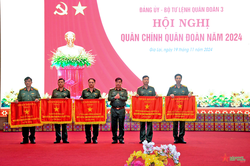 Thượng tướng Huỳnh Chiến Thắng dự Hội nghị Quân chính Quân đoàn 3