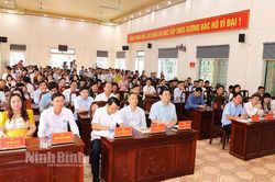 Đại biểu HĐND tỉnh tiếp xúc cử tri tại thành phố Tam Điệp và huyện Hoa Lư