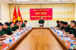Binh đoàn 16: Trung đoàn 726 hoàn thành tốt nhiệm vụ quân sự, quốc phòng