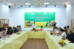 Hội nghị kết nối tiêu thụ nông sản, sản phẩm OCOP tỉnh Ninh Bình