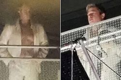 Brad Pitt khoe cơ bụng săn chắc trong bộ vest trắng khi quay 'F1' ở Las Vegas